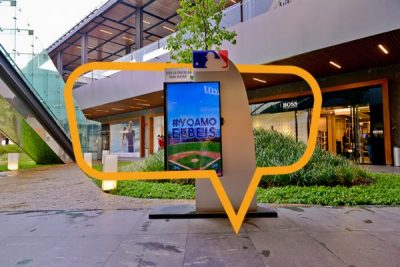 Publicidad en Antea, mampara MLB