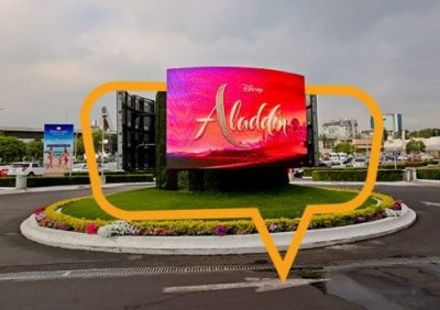 Publicidad en Perisur Glorieta Aladin