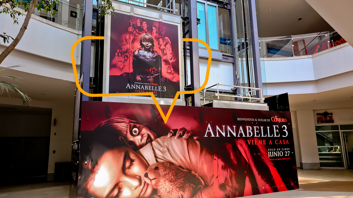 Elevadores para publicidad creativa